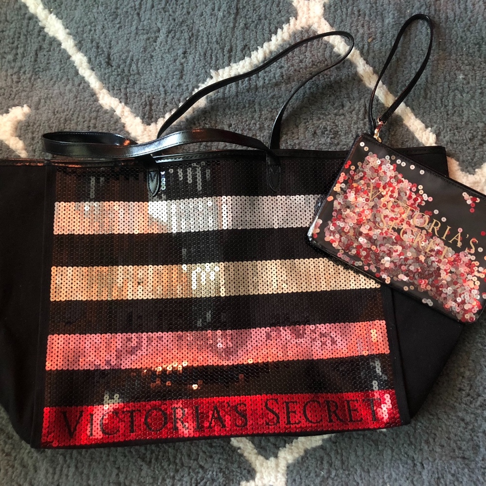 Victoria's Secret Tote and Wristlet